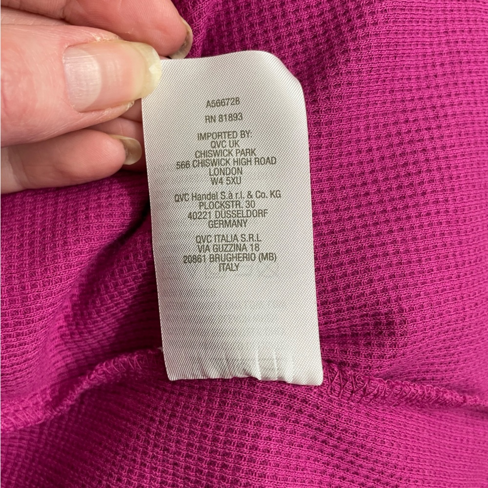 NWOT Mock neck waffle pullover shirt - Picture 5 of 8